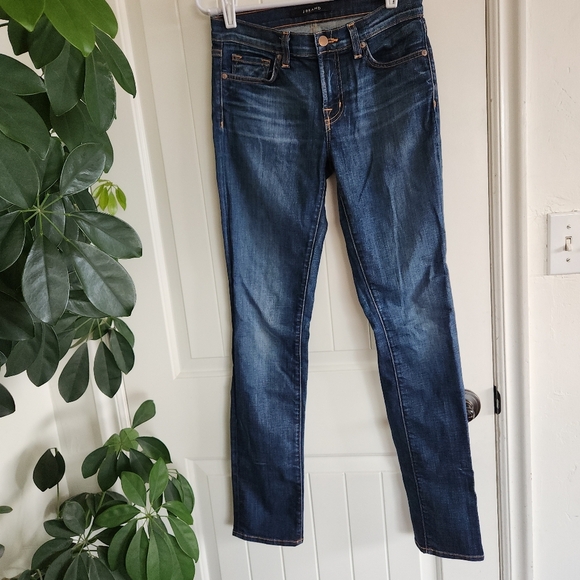 J Brand Stove Pipe Skinny Dark Vintage Jeans Women’s Size 27 - Picture 5 of 10